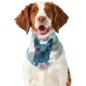 Preview: Hunde-Bandana Elli - Popart Hundedesign, 100 % Polyester, 70x30 cm, verstellbar, waschbar